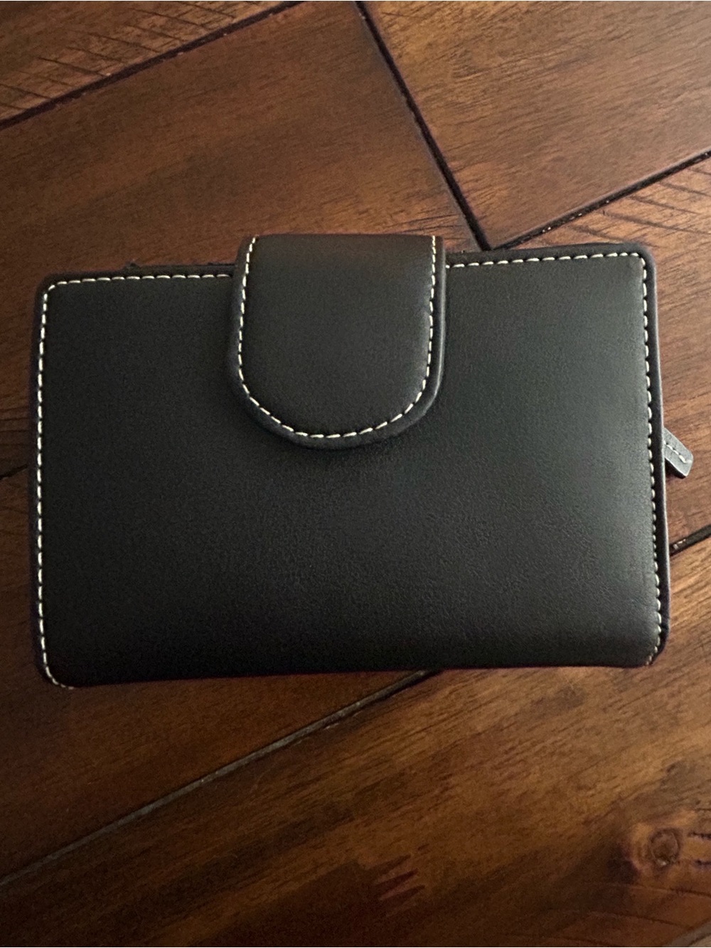 Black Leather Wallet- Unbranded